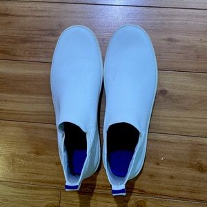 ROTHY’s Women’s  Rothy’s The Chelsea Bright White High Top Shoes, Size 10